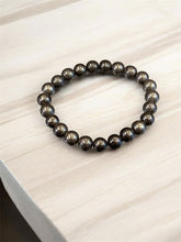 Rudra Divine Spirituals Natural Pyrite Bracelet AAA Grade Lab-Certified Original Stretchable 8mm  Faceted Real Crystal Unisex Bracelet For Prosperity, Abundance & Manifestation